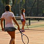 Se juega ya en singles y dobles