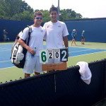 Festejo celeste en Toronto: Arus – Behar avanzan en dobles