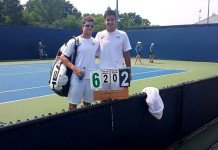 Festejo celeste en Toronto: Arus – Behar avanzan en dobles