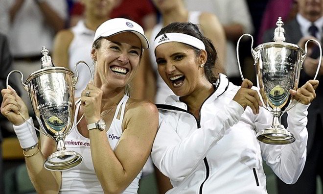 Hingins y Mirza campeonas en dobles en Wimbledon