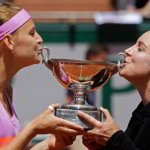 Safarova se tomó revancha en dobles junto a Matek Sands
