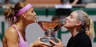 Safarova se tomó revancha en dobles junto a Matek Sands