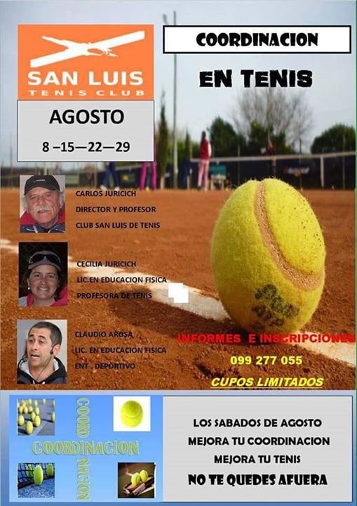 Coordinacion de tenis en San Luis Coordinacion de tenis en el Club San Luis