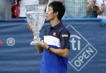 Kei Nishikori se consagró en Washington Kei Nishikori arrancó bien en la gira de cemento