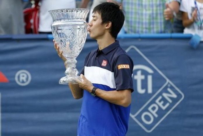 Kei Nishikori arrancó bien en la gira de cemento Kei Nishikori arrancó bien en la gira de cemento