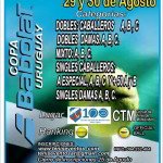 Este 29 y 30 se juega la quinta etapa de la Copa Babolat de Teniseventos Quinta etapa de la Copa Babolat de Teniseventos