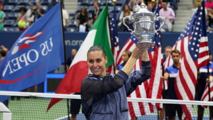 Flavia Pennetta logra el titulo del Us Open y anuncia su retiro
