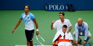Enemigo íntimo Jack Sock no resistió la ola de calor