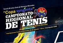 Campeonato regional de tenis en el Club Remeros de Mercedes Campeonato Regional de Mercedes