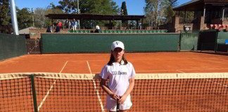 Final menores de 10 años damas Agostina Caimi del Club Naval venció a la jugadora de Dolores Sofía Pesce