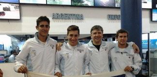 Uruguay y Barbados preparan el encuentro de Copa Davis Delegación uruguaya Copa Davis Rodrigo Arus, Nicolás Xiviller, Enrique Pérez Cassarino (Capitán) y Santiago Maresca
