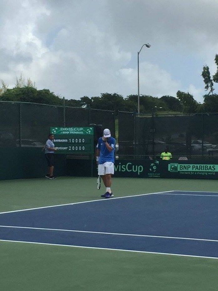 Maresca gana el primer punto de Uruguay en tres sets