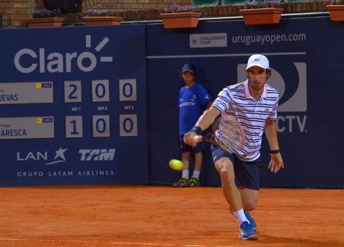 Esperado debut de Pablo Cuevas