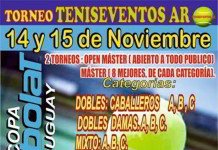 Master y Open Master Copa Babolat Master Teniseventos AR en Noviembre