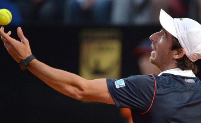 Pablo Cuevas no pudo con Seppi en Paris