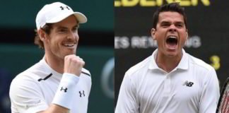 Raonic dio el golpe destronando al Rey y Murray ruge como león enfurecido Andy Murray y Milos Raonic en la final de Wimbledon