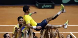 Bellucci puso a Brasil en los play-offs Bellucci el héroe de Brasil