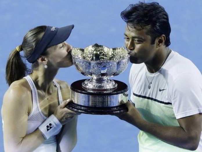 Hingins y Paes campeones en dobles mixtos