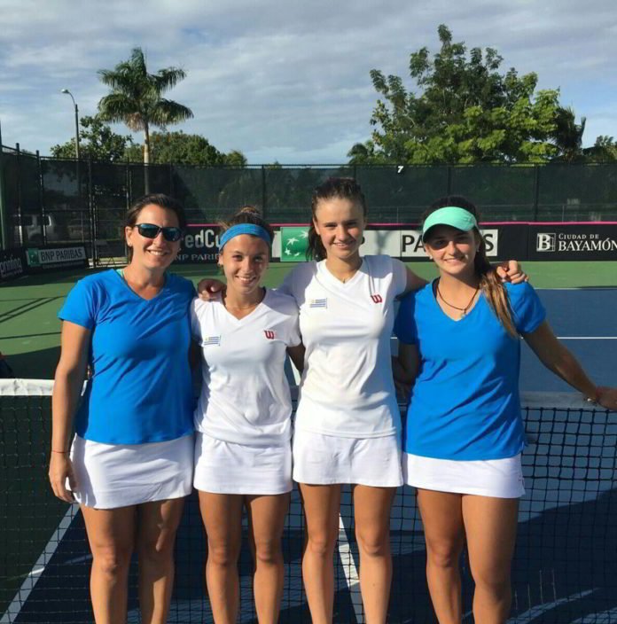 Uruguay cerro hoy su participacion en la Fed Cup