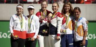 El Oro de dobles femenino es de Rusia: Makarova y Vesnina campeonas Oro Plata y Bronce en tenis