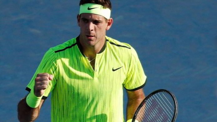 Con buen paso debutó del Potro sumándose a los otros favoritos Con buen paso debutó del Potro sumándose a los otros favoritos