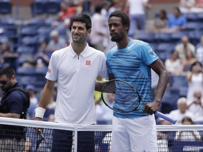 Djokovic, salio adelante a pesar del partido complicado que le planteó Monfils