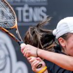 Finales femeninas y masculinas del Uruguay Bowl 18 años en el Círculo de Tenis La chilena Fernanda Labraña en la final del Uruguay Bowl