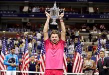 Wawrinka abrazó la gloria: Rey de Nueva York Wawrinka levanta el trofeo del tercer Grand Slam ganado en el año