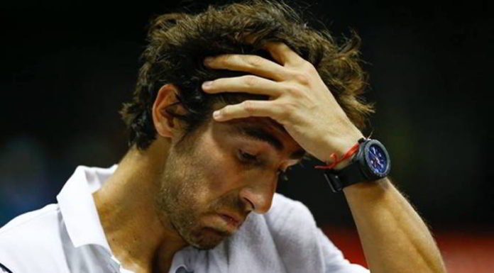 Pablo Cuevas acusó problemas físicos en el partido ante Joao Sousa Pablo Cuevas acusó problemas físicos en el partido ante Joao Sousa