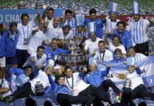La quinta fue la vencida: Argentina campeón de la Copa Davis Argentina festeja su primer Copa Davis