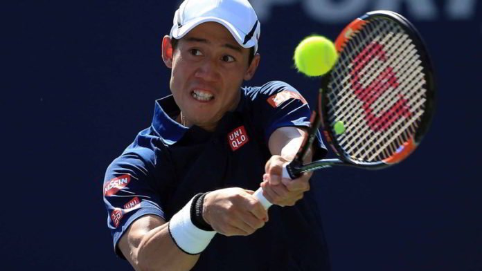 Nishikori pisó fuerte en su debut en Londres