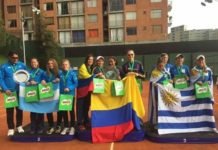 Uruguay brilló en el Sudamericano de tenis y las chicas Sub 16 están en el Mundial de Hungría Sudamericano Sub 16 en Bogotá