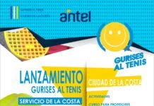 Lanzamiento de Gurises al Tenis en Ciudad de la Costa Afiche Lanzamiento Gurises al Tenis en Ciudad de la Costa