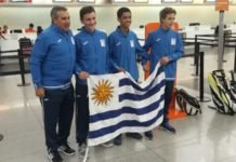 Uruguay perdió con Ecuador en el Sudamericano de 14 años Delegación Uruguaya Sudamericano 14 años-Santa Cruz