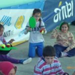 Lanzamiento de Gurises al Tenis en la Plaza de Deportes de Colonia