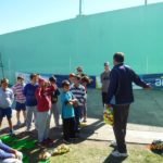 Lanzamiento de Gurises al Tenis en la Plaza de Deportes de Colonia