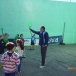 Lanzamiento de Gurises al Tenis en la Plaza de Deportes de Colonia