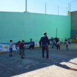 Lanzamiento de Gurises al Tenis en la Plaza de Deportes de Colonia