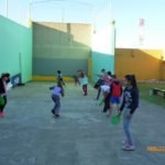 Lanzamiento de Gurises al Tenis en la Plaza de Deportes de Colonia