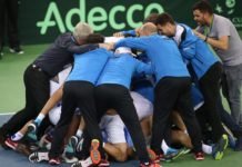 Argentina por mantenerse en el grupo mundial sin Del Potro ante Kazajistán; Brasil visita a Japón y Colombia recibe a Croacia Por la permanencia en el Grupo Mundial, tres sudamericanos juegan de visitantes sin sus mejores valores.