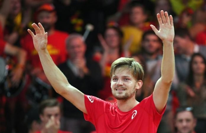 Goffin festeja al pase a la final de Bélgica