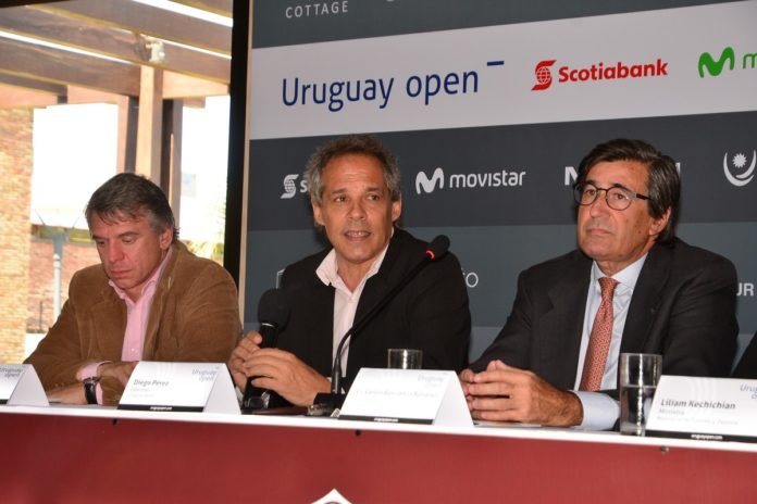Conferencia de prensa del Uruguay open