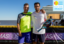 Gran éxito en la Copa MÁSBUS de Beach Tennis Uruguay Campeón Singles