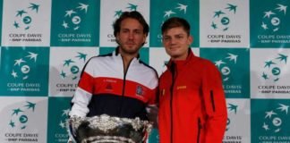 Goffin y Pouille abren la serie de la final de Copa Davis David Goffin - Lucas Pouille