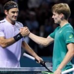 Sorpresa y pico: Goffin superó a Federer y es finalista; Dimitrov hizo lo suyo Roger Federer - David Goffin