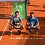 Arneodo y Romboli campeones en dobles del Uruguay open Romain Arneodo y Fernando Romboli - Foto Gastón Montero