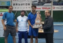 En Trelew, la «torre celeste», Rodrigo Arus festejó Rodrigo Arus campeón en Trellew