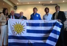 Lanzamiento Copa Davis, Uruguay vs Venezuela