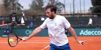Uruguay ya entrena para la Davis Martín Cuevas