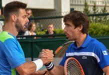 Finalizó la participación de Pablo Cuevas en el Conde de Godo Pablo Cuevas - Marcel Granollers